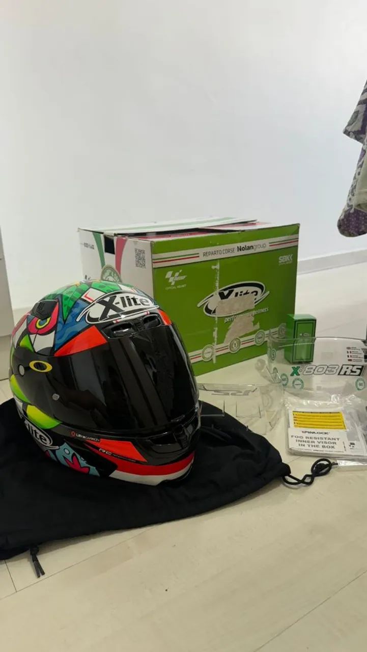 Capacete X-Lite X-803 Ultra Carbono. Tamanho 56. - Foto 3