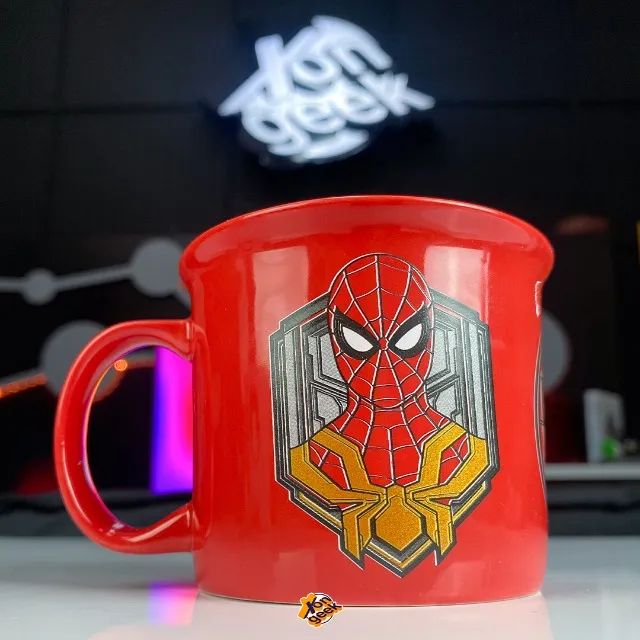 Caneca Camp Spider Man No Way Home Vermelha - Clube Comix