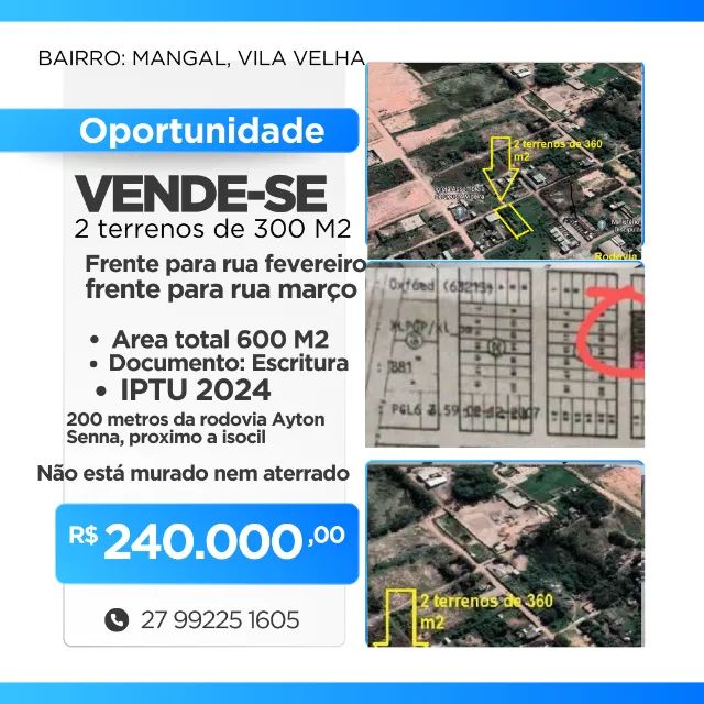 Terrenos, oportunidade de investir ou a  morar na região que mais cresce em Vila Velha-ES. - Foto 4
