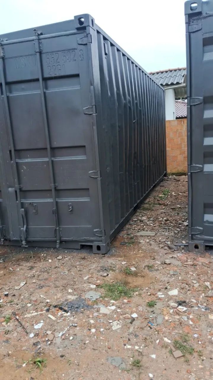 Promoção container 6 metros pintado por fora