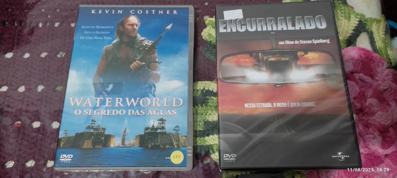 DVDs Waterworld e Encurralado - Steven Spielberg