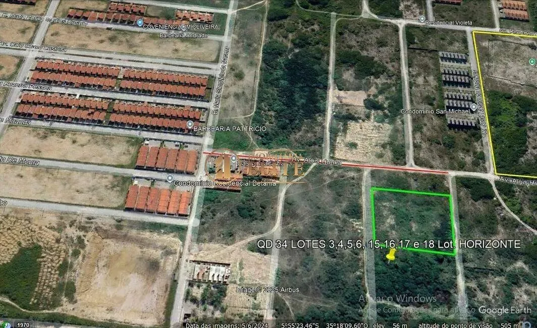 Venda de Terreno / Padrão na cidade de Macaíba