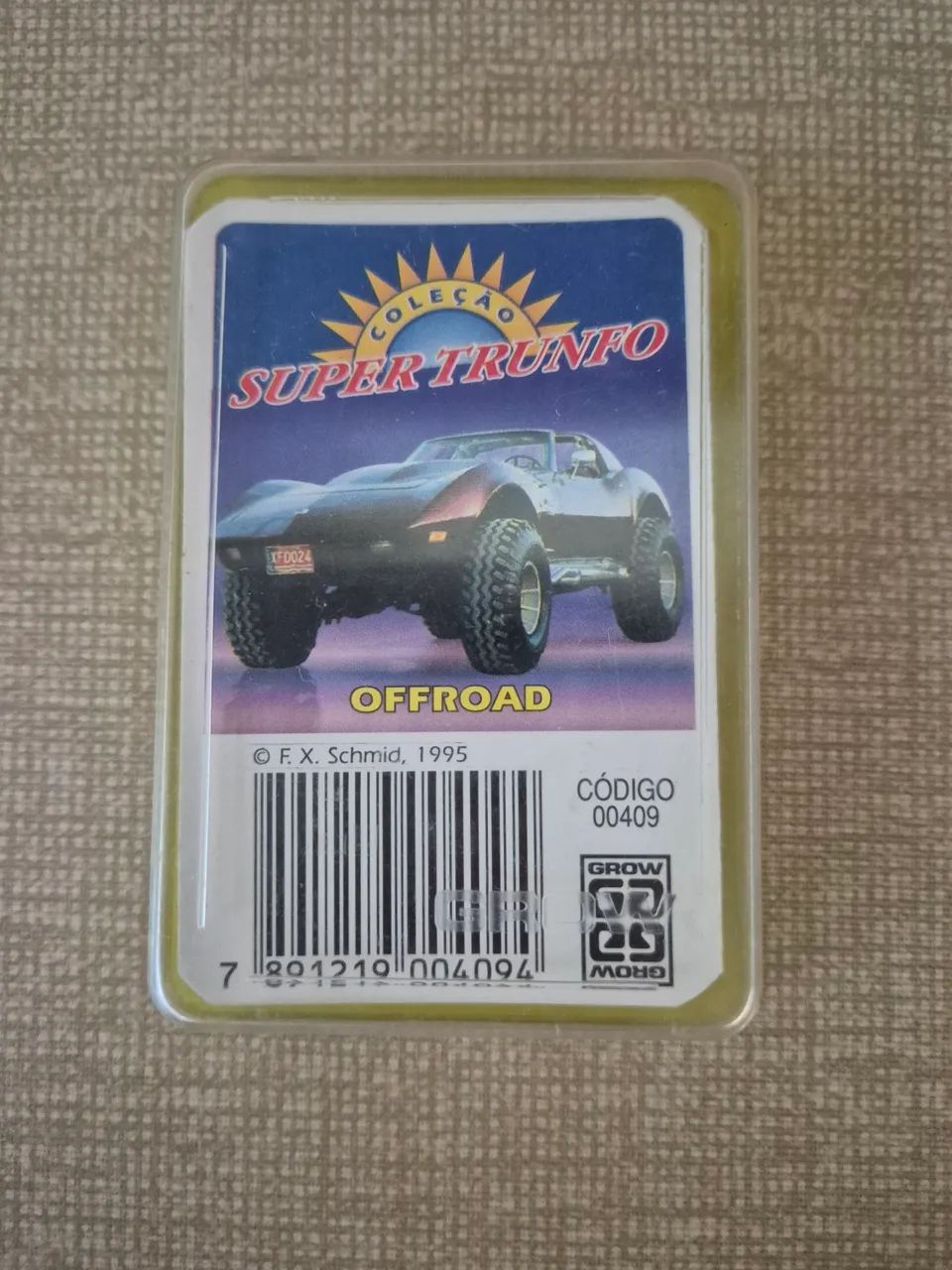 Cartão Super Trunfo Offroad