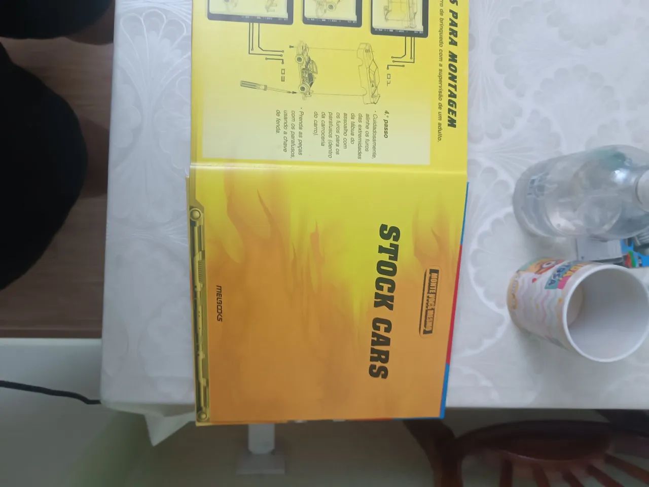 Box Livro com Carrinho - Stock Cars (Monte Você Mesmo) - Editora Mellbooks - Foto 5