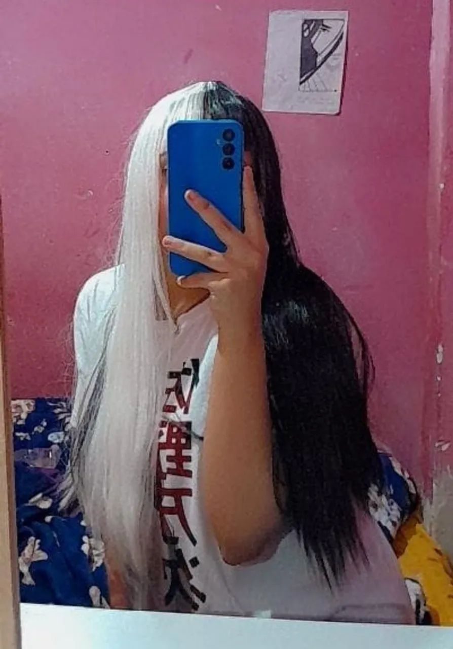 Peruca bicolor moderna e estilosa - Foto 2