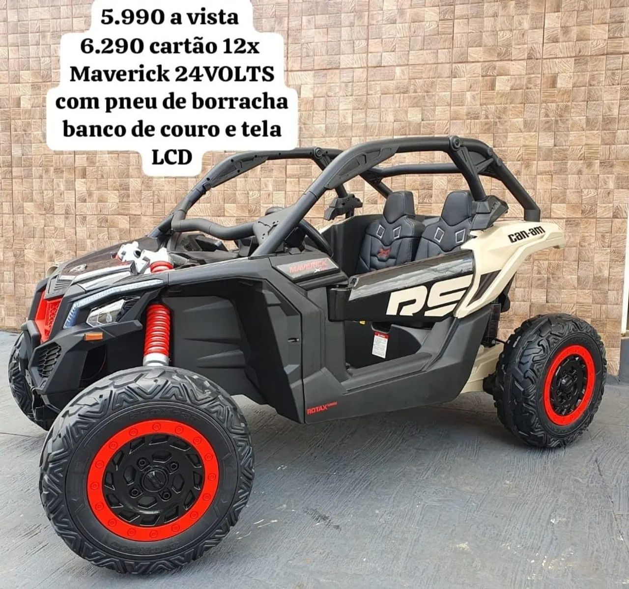 CARRINHO ELÉTRICO INFANTIL 24VOLTS MAVERICK  - Foto 2