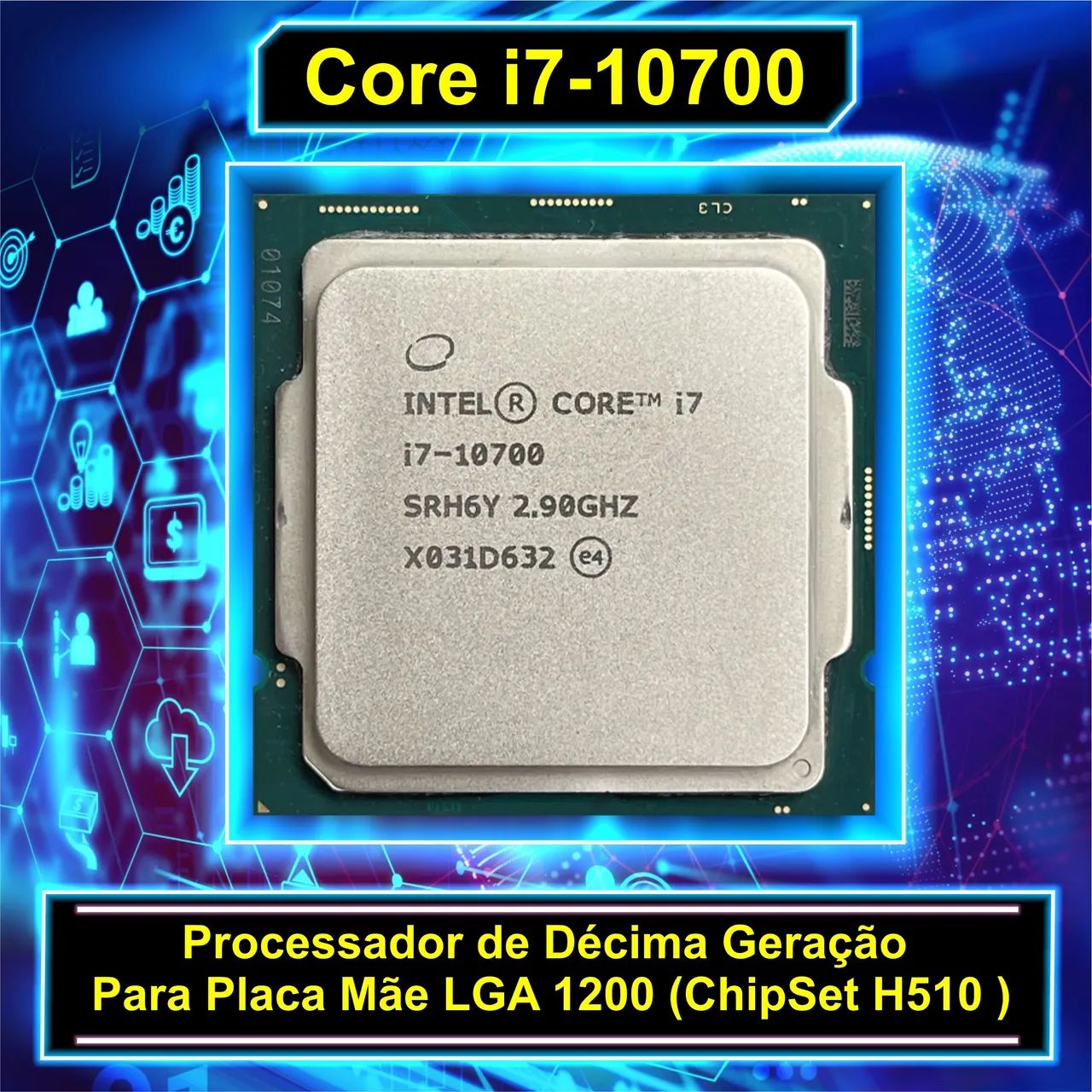 Processador Core I7 10700 ( Sem Coler )
