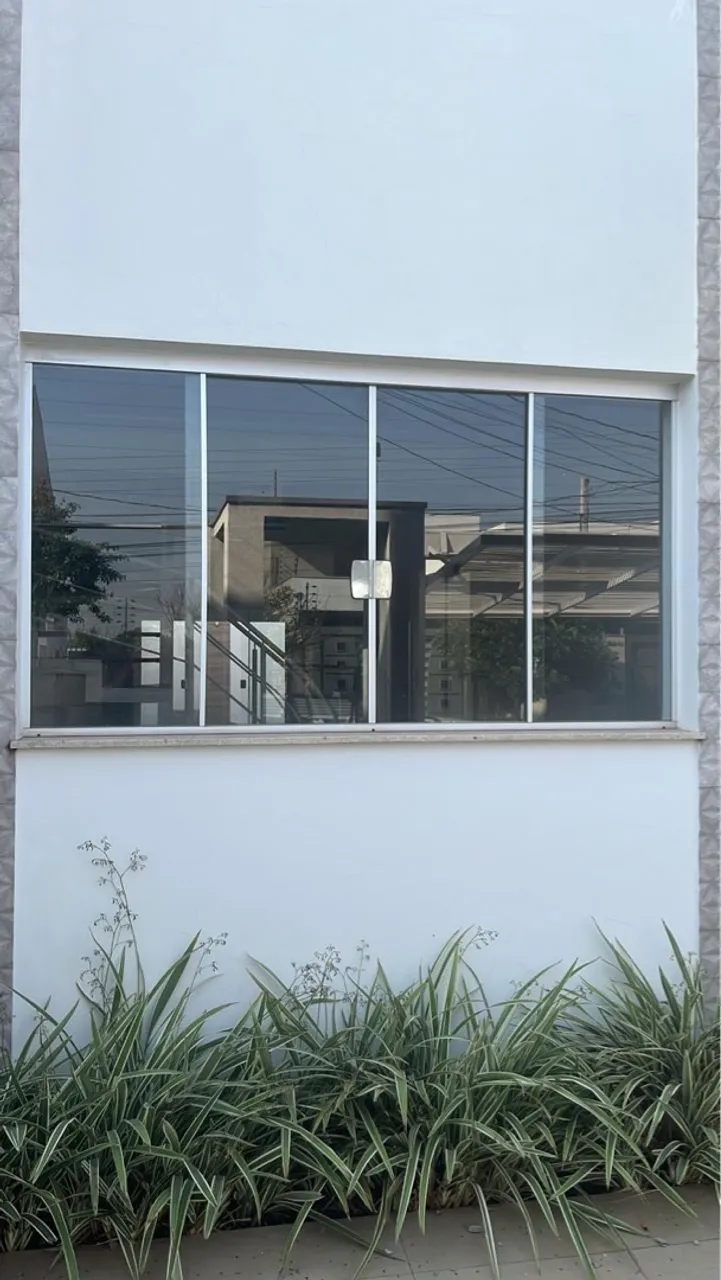 Janela vidro transparente