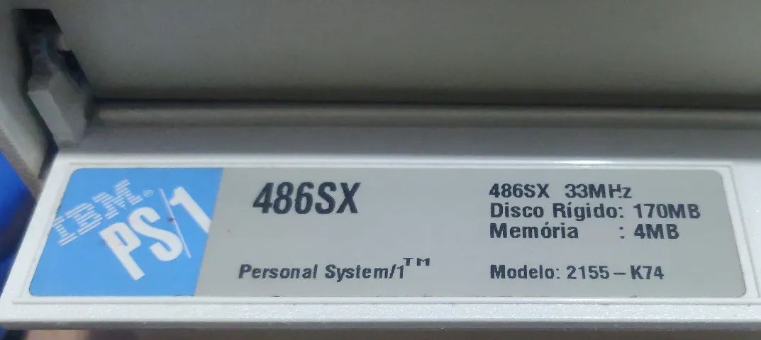 Computador IBM 486 PS/1 K74 1993 Completo Funcionando Raridade - Foto 3