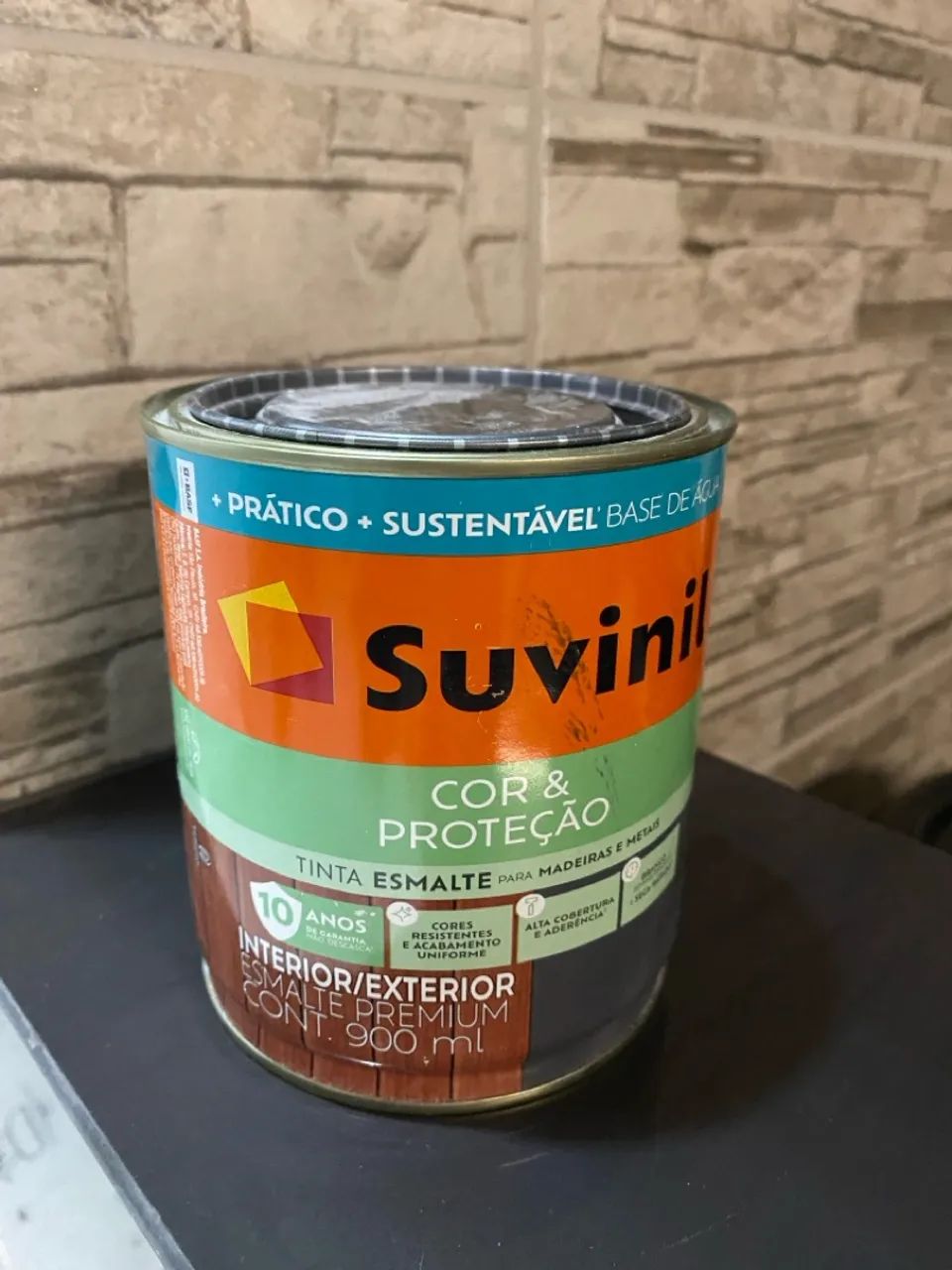 Tinta esmalte para madeira 900 ml - Foto 2