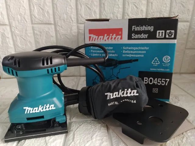 Lixaideira Orbital Makita 180W 127V - Foto 2