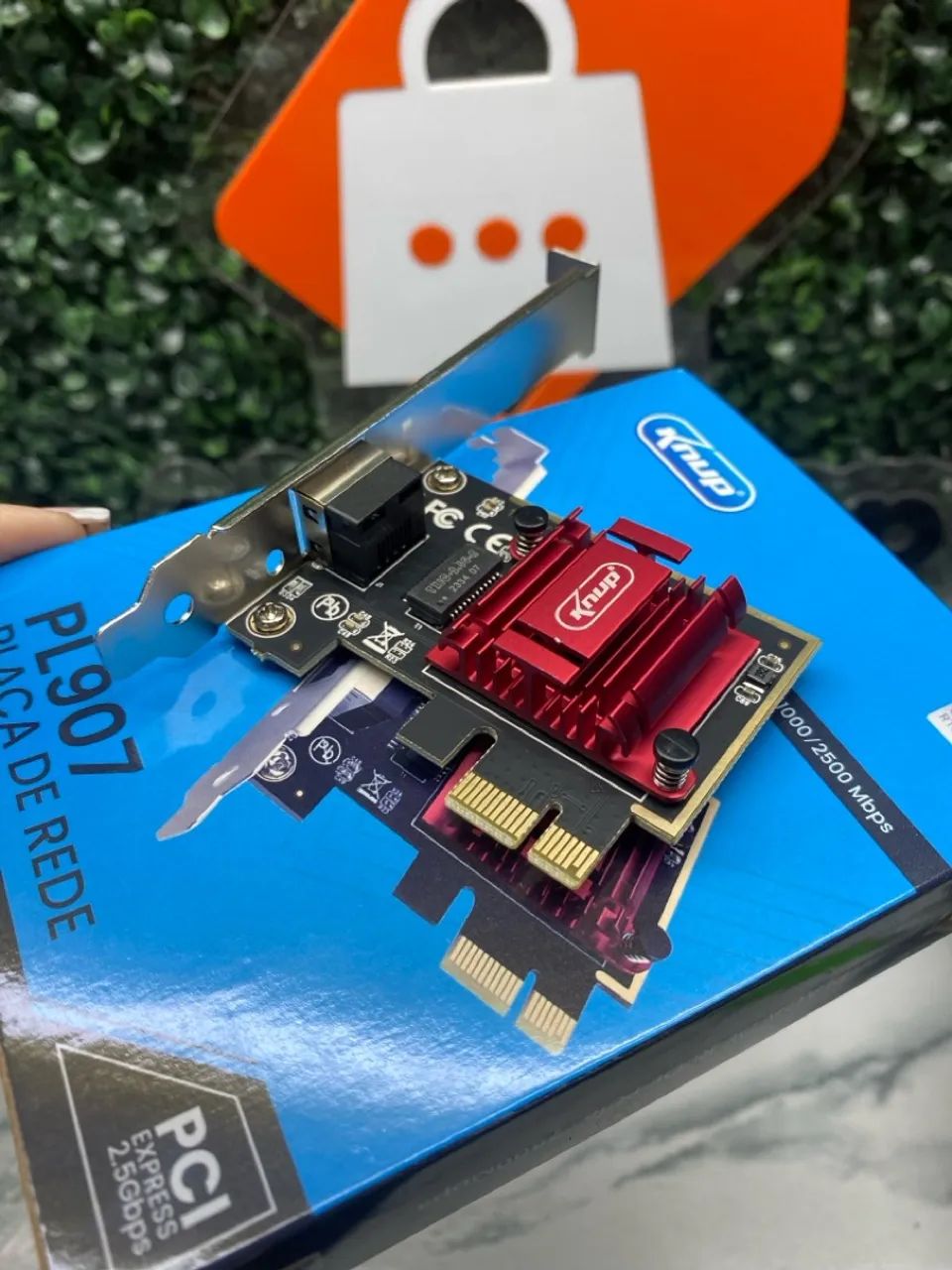 Placa de Rede PCIe Gigabit 1000/2500 Mbps Kworld - Foto 5