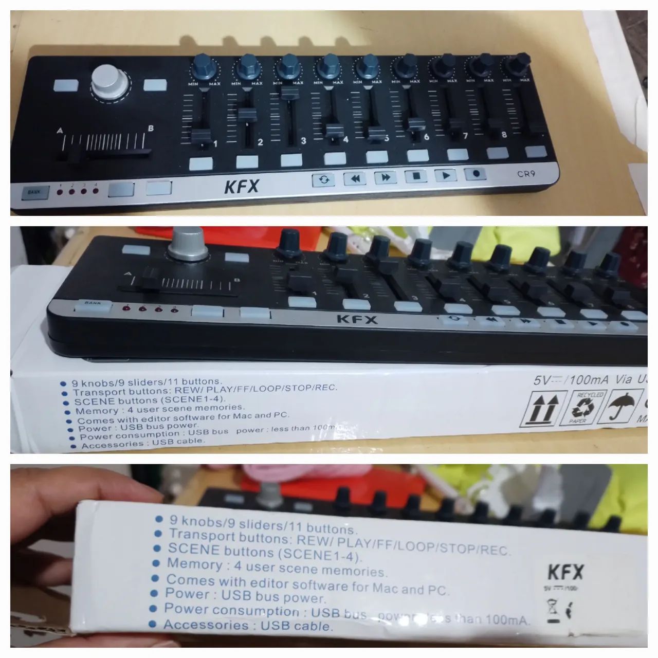 Controlador MIDI USB DAW 9 - Foto 5