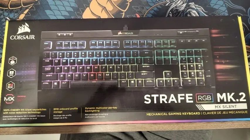 Teclado Mecânico Corsair Strafe MK2 RGB ABNT2 - Leia a descrição do anúncio!
