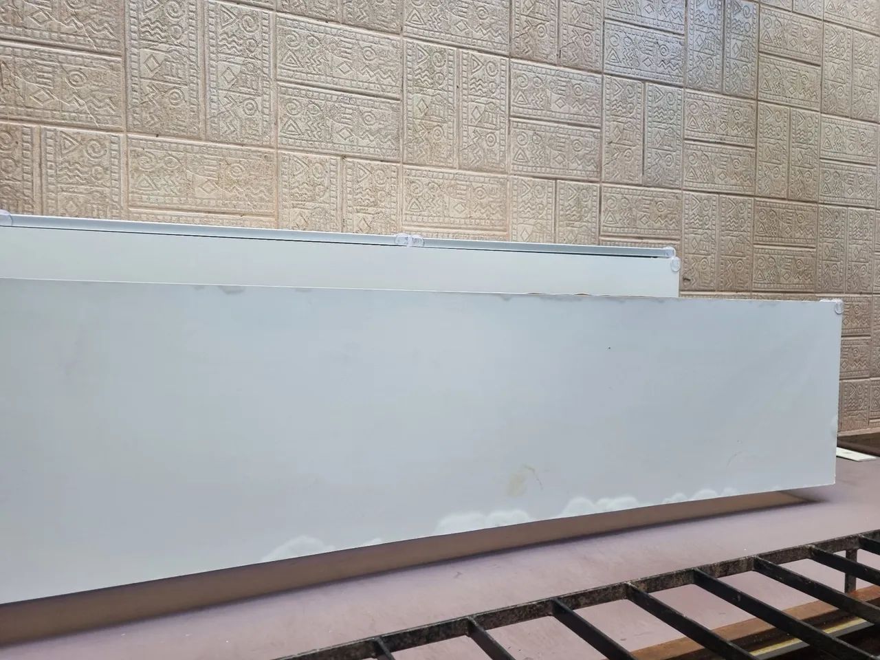 Rack sala MDF duas gavetas branco - Foto 5