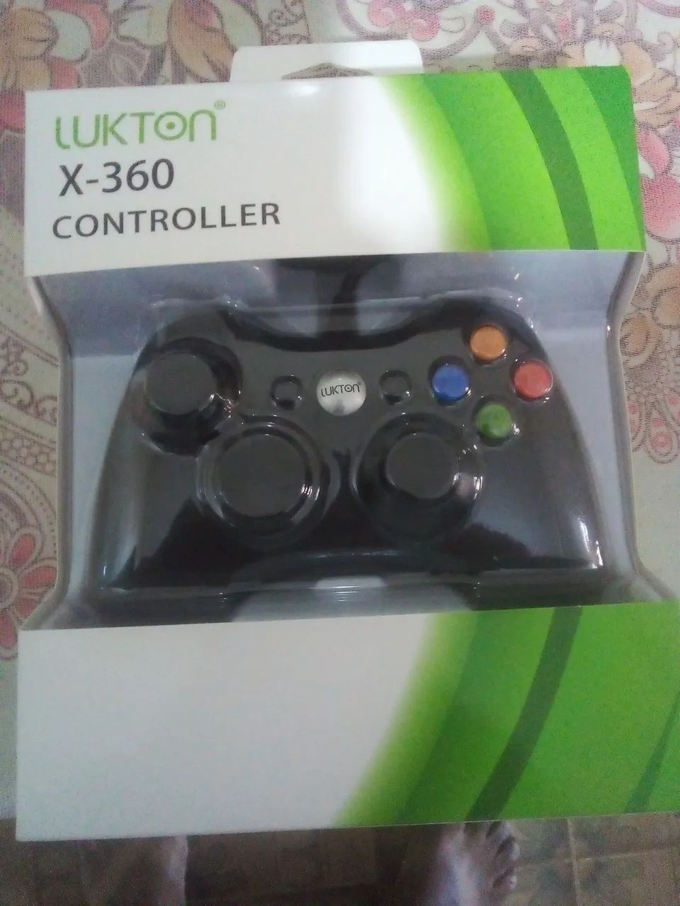 Controle Lukton X-360 com cabo