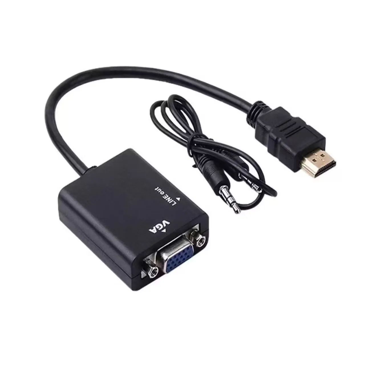 Cabo Conversor HDMI para VGA com Áudio 