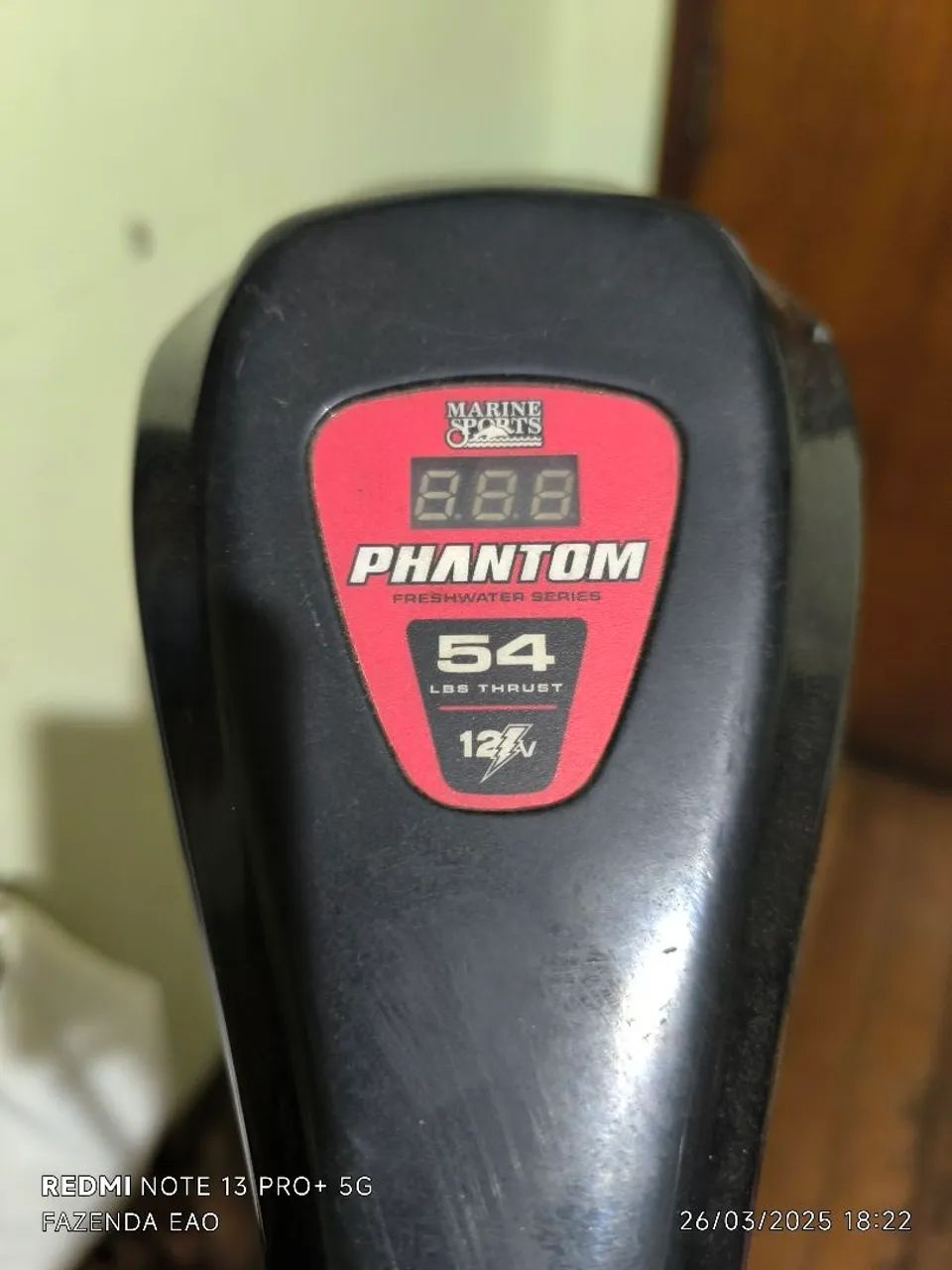 Motor Elétrico para Barco Phantom 54lbs - Foto 3