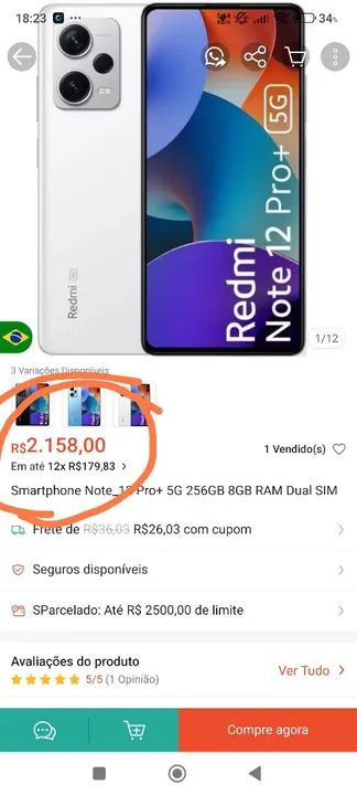 XIAOMI REDMI NOTE 12 PRO 5G  - Foto 2