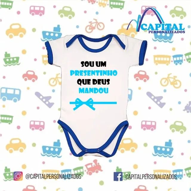 body infantil com detalhes em cores  - Foto 5