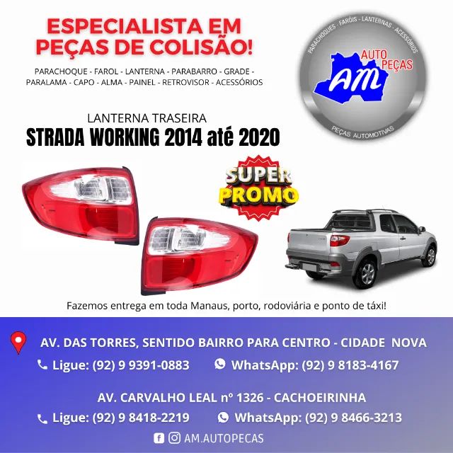 lanterna strada 2014 até 2019