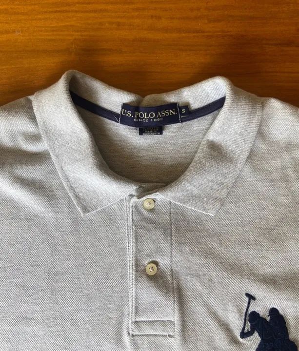Camiseta Polo Cinza US. POLO ASSN.  - Foto 2