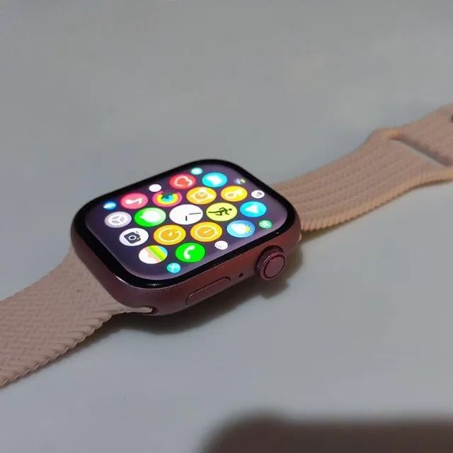Relógio Smart Hw9 Pro2 41mm Rosa com 3 Pulseiras - Foto 3