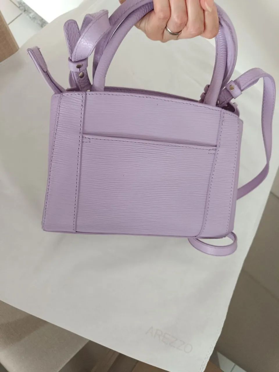 Bolsa Arezzo original couro legítimo  - Foto 2