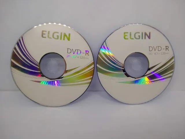 Kit 2 Dvd-r Virgem 4.7 Gb Elgin