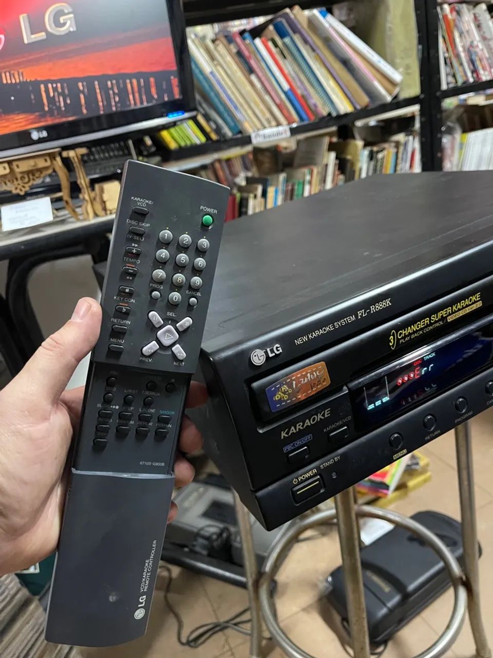 Aparelho de Karaoke LG fl-r888k japones controle remoto - Foto 3