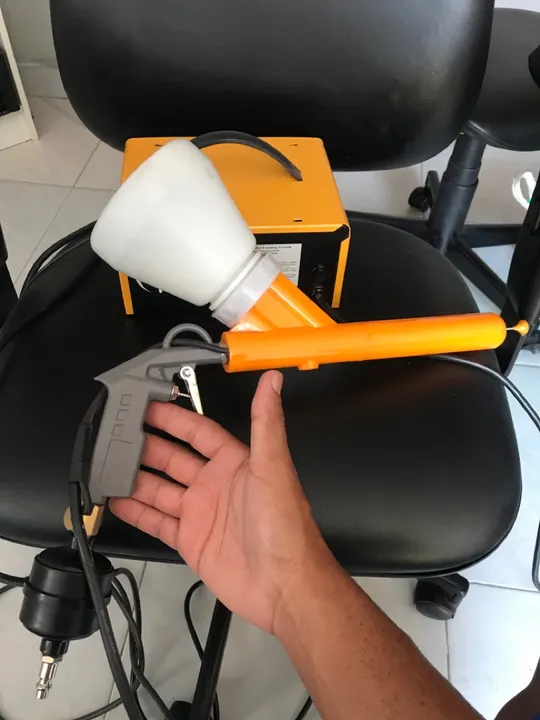 Pistola de pintura a pó eletrostática.(venda ou troca)Obs:outras ferramentas a parte.
