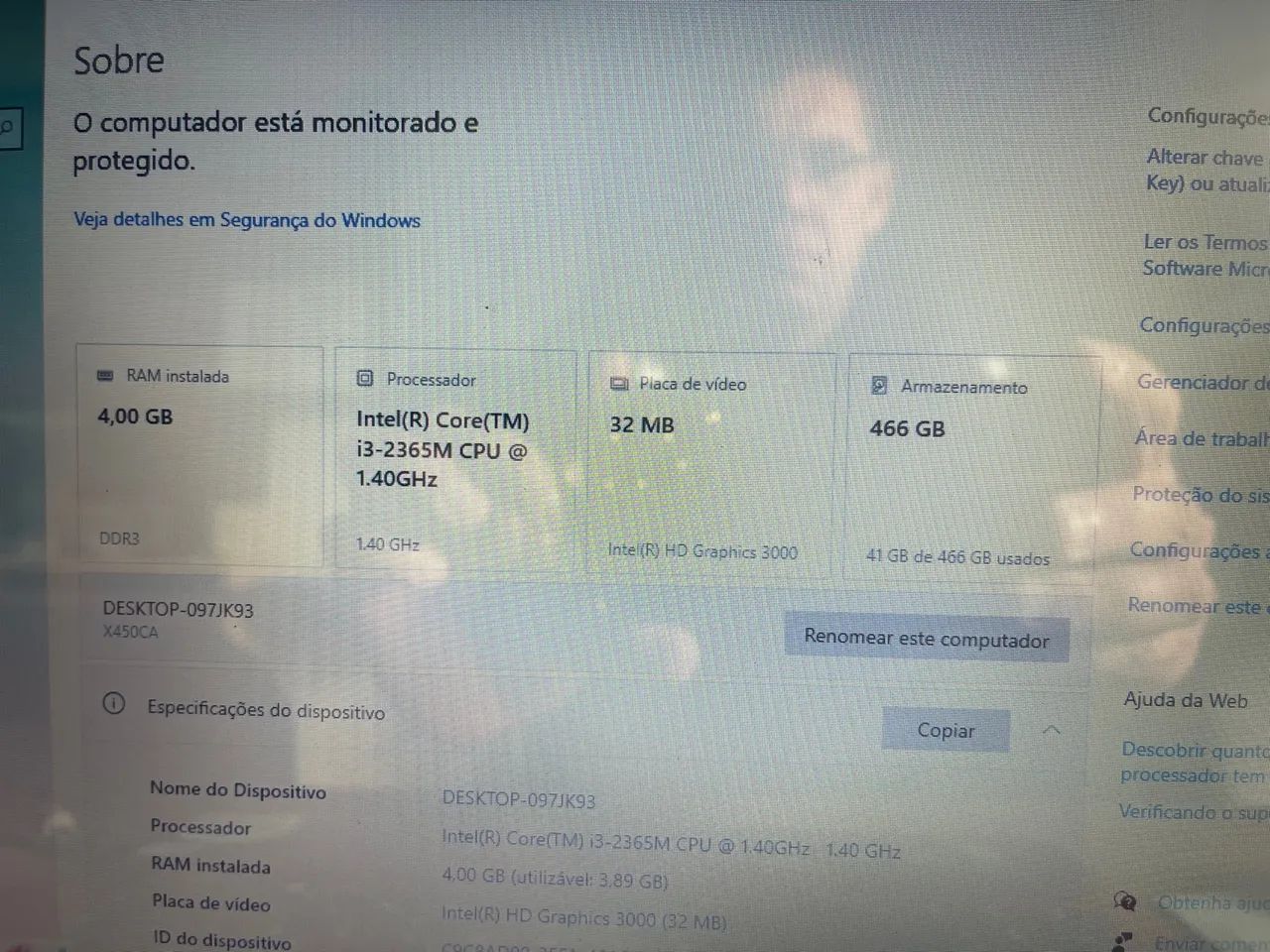 Vendo notebook ASUS X450C em perfeito estado de conservação e funcionamento - Foto 4