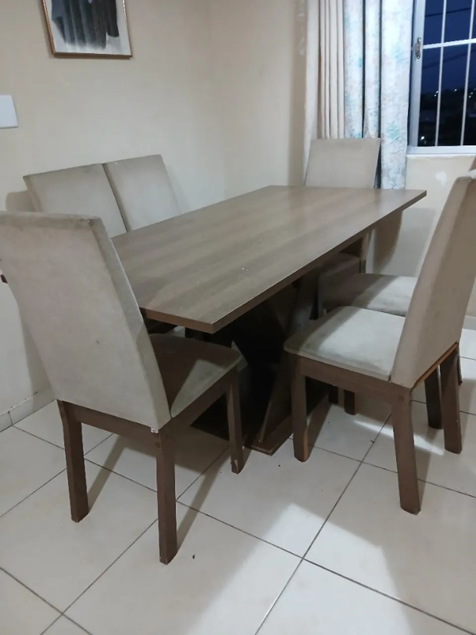 Mesa com 6 cadeiras 64291060313474123