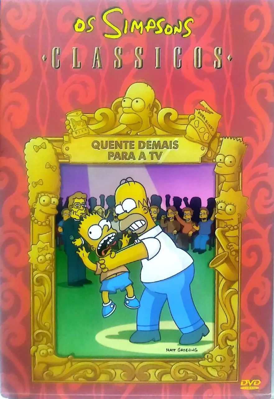 DVD "Os Simpsons: Clássicos - Quente Demais para a TV
