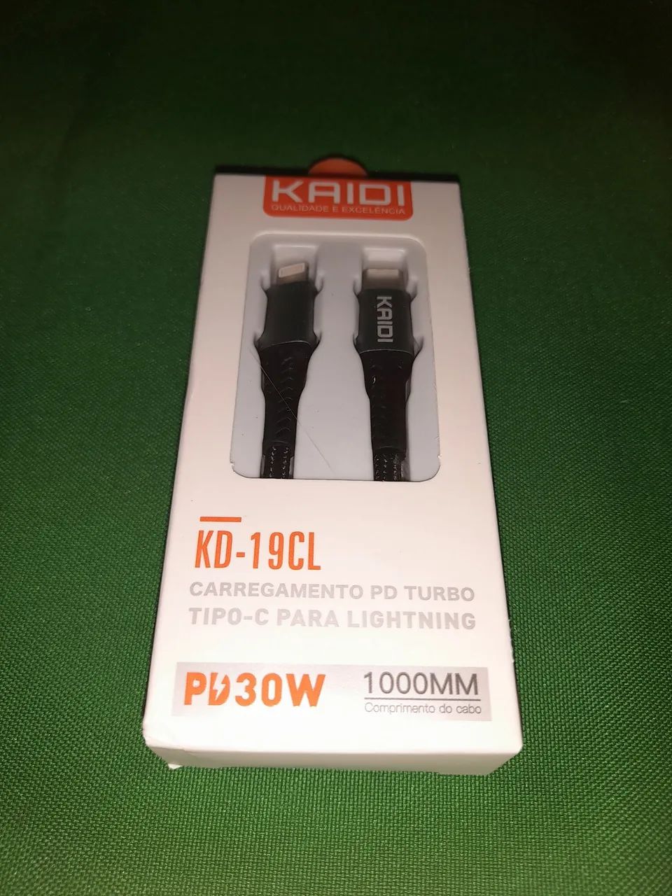 Cabo USB-C para Lightning 30W 1000mm Kaidi - Foto 4