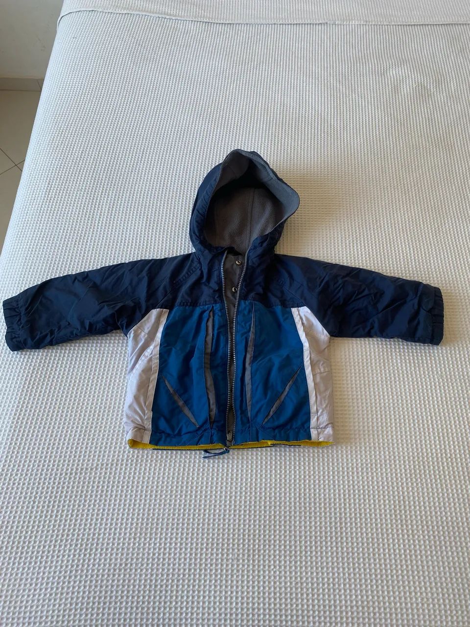 Jaqueta infantil com capuz, forrada - Foto 4