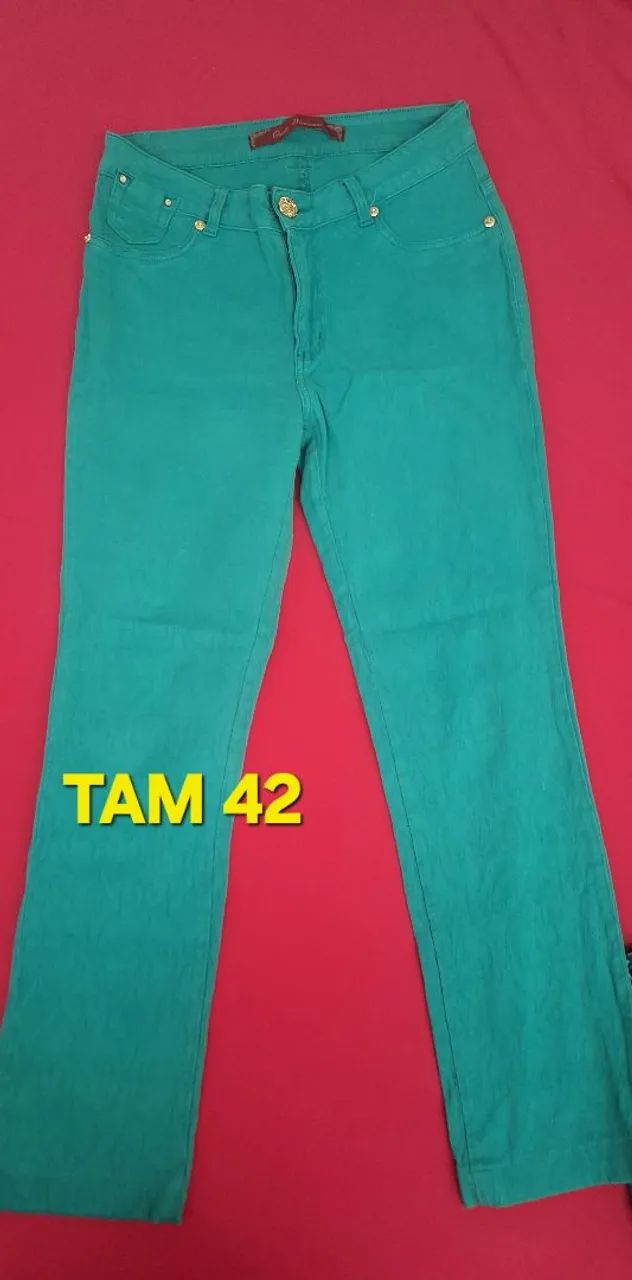 Calças jeans tam variados pouco uso - Foto 2