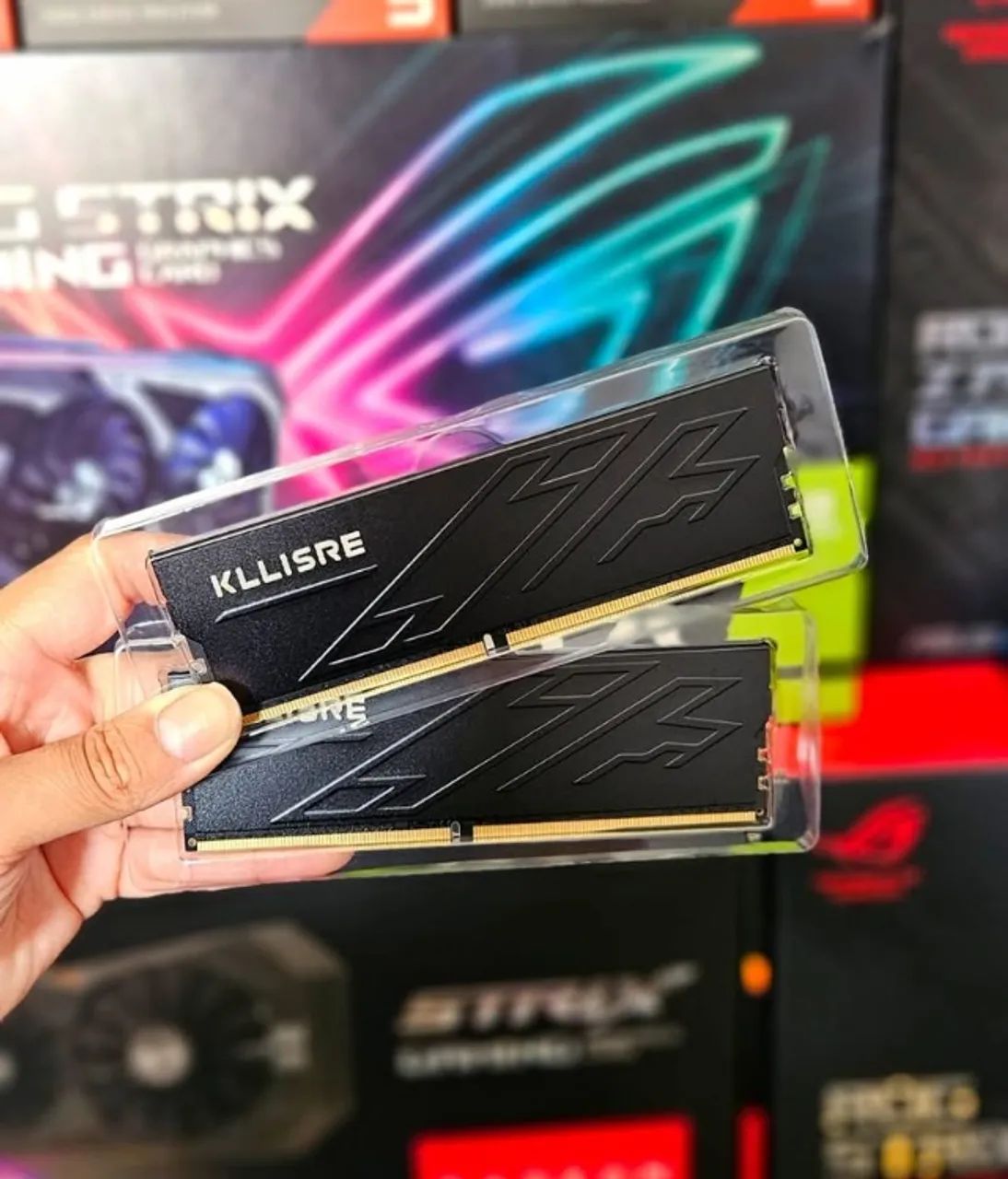 MEMÓRIA RAM KILLSRE 8GB 3200MHZ DDR4 BLACK - Foto 2