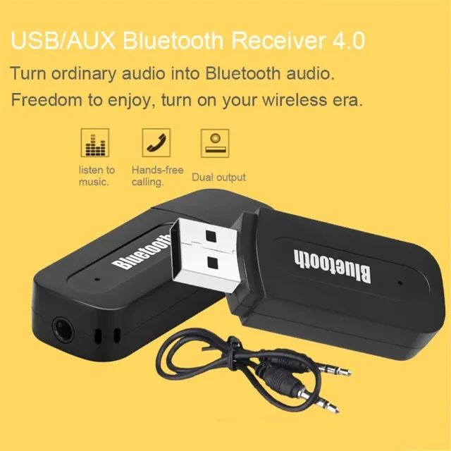 Receptor De Audio Bluetooth Adaptador Musica Conector P2 - Foto 5
