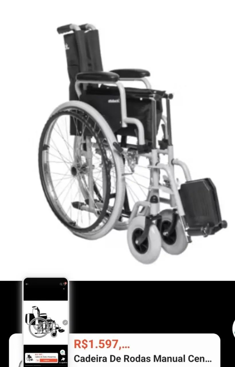 Cadeiras de rodas seminova - Foto 2
