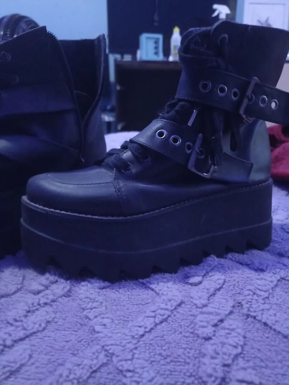 Bota Plataforma Spikes Neo Nyx - Foto 3