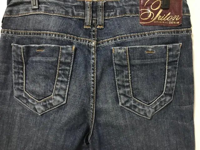 Calça jeans da marca Triton pouco uso.  - Foto 3