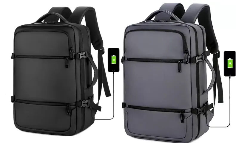 Mochila mala moderna, executiva, premium, notebook, viagem, impermeável!