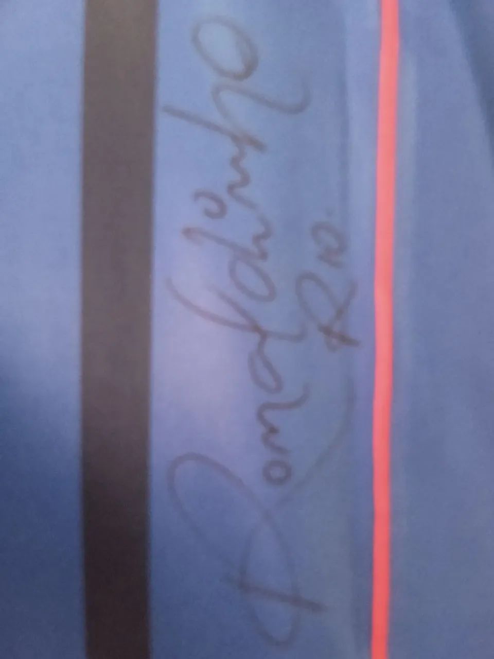 Camisa Barcelona 2003 / 2004 #10 Ronaldinho Autografada Certificada - Foto 2