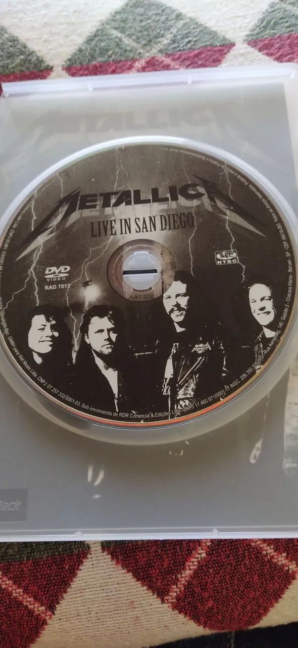 DVD Metallica - Live in San Diego - Foto 3