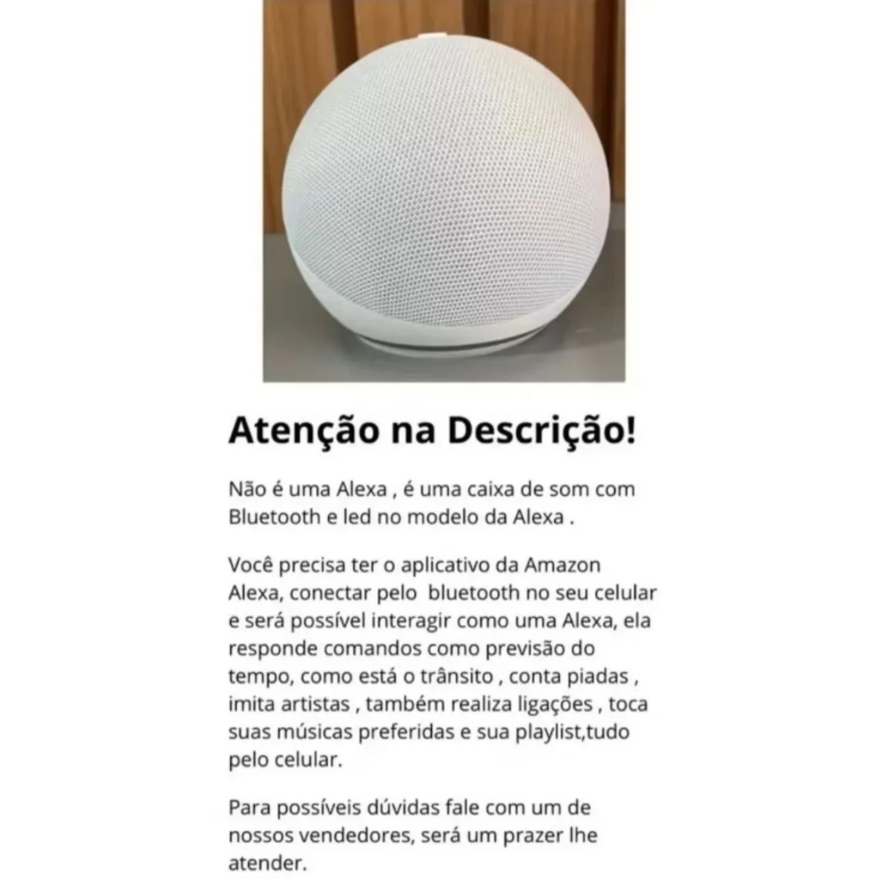 Caixinha de som com função Alexa - Foto 2