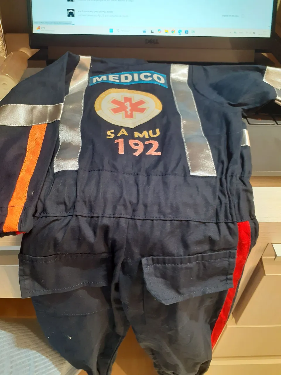 Fantasia Infantil Médico SAMU