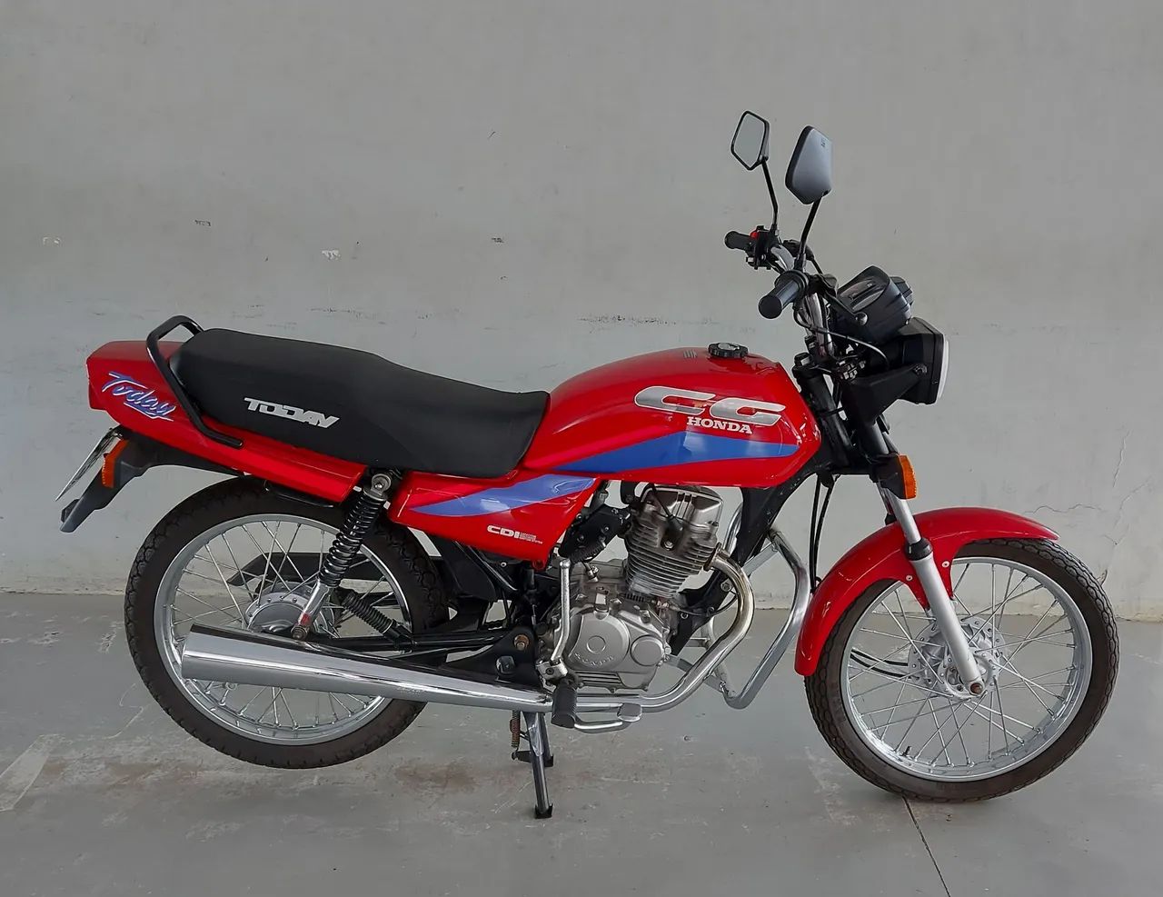 Honda CG 125 Today Gasolina 1993 Placa Preta Colecionador - Foto 2