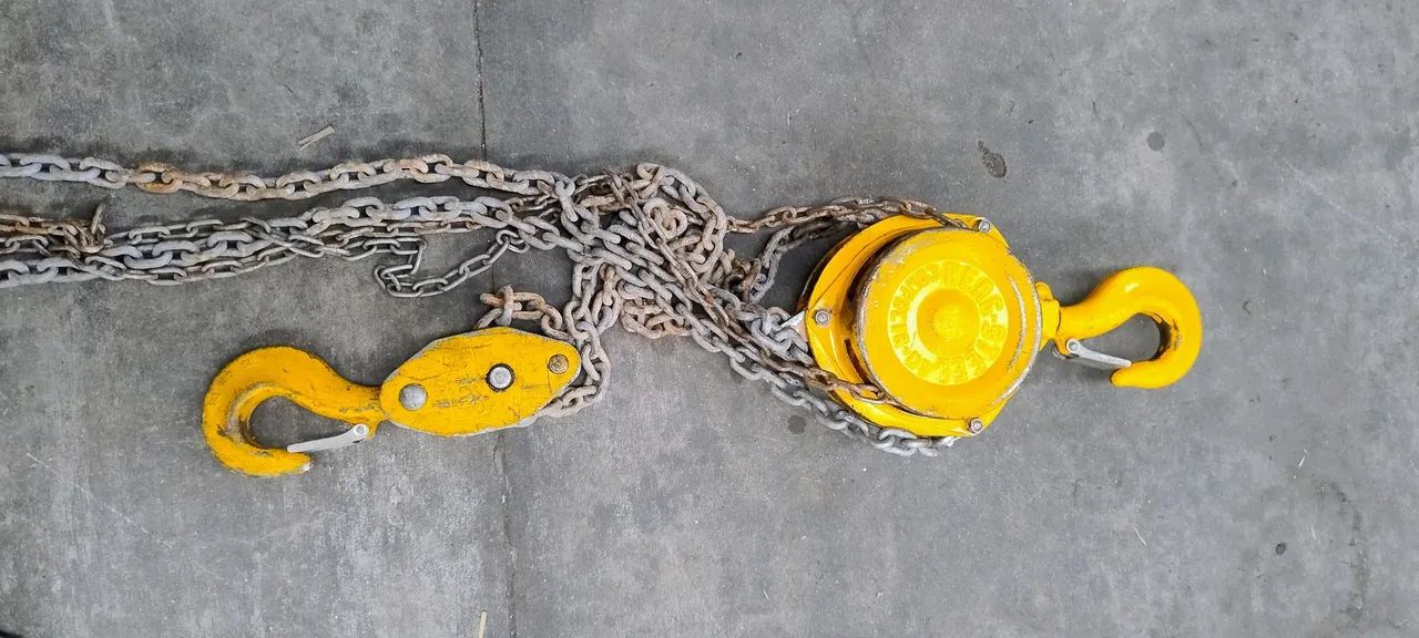 Talha manual de corrente 3ton 5 metros corrente  - Foto 2