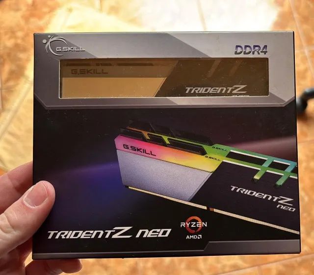 G.Skill Trident Neo RGB AMD 16GB (2x8GB) DDR4 Memory 3200MHz64374415247489122